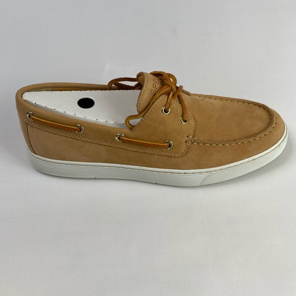 🆕 Sperry Men’s Gold Sport 2-Eye ASV Tan Boat Shoe - Picture 2 of 5